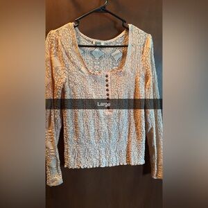 Women's peach Knit Top